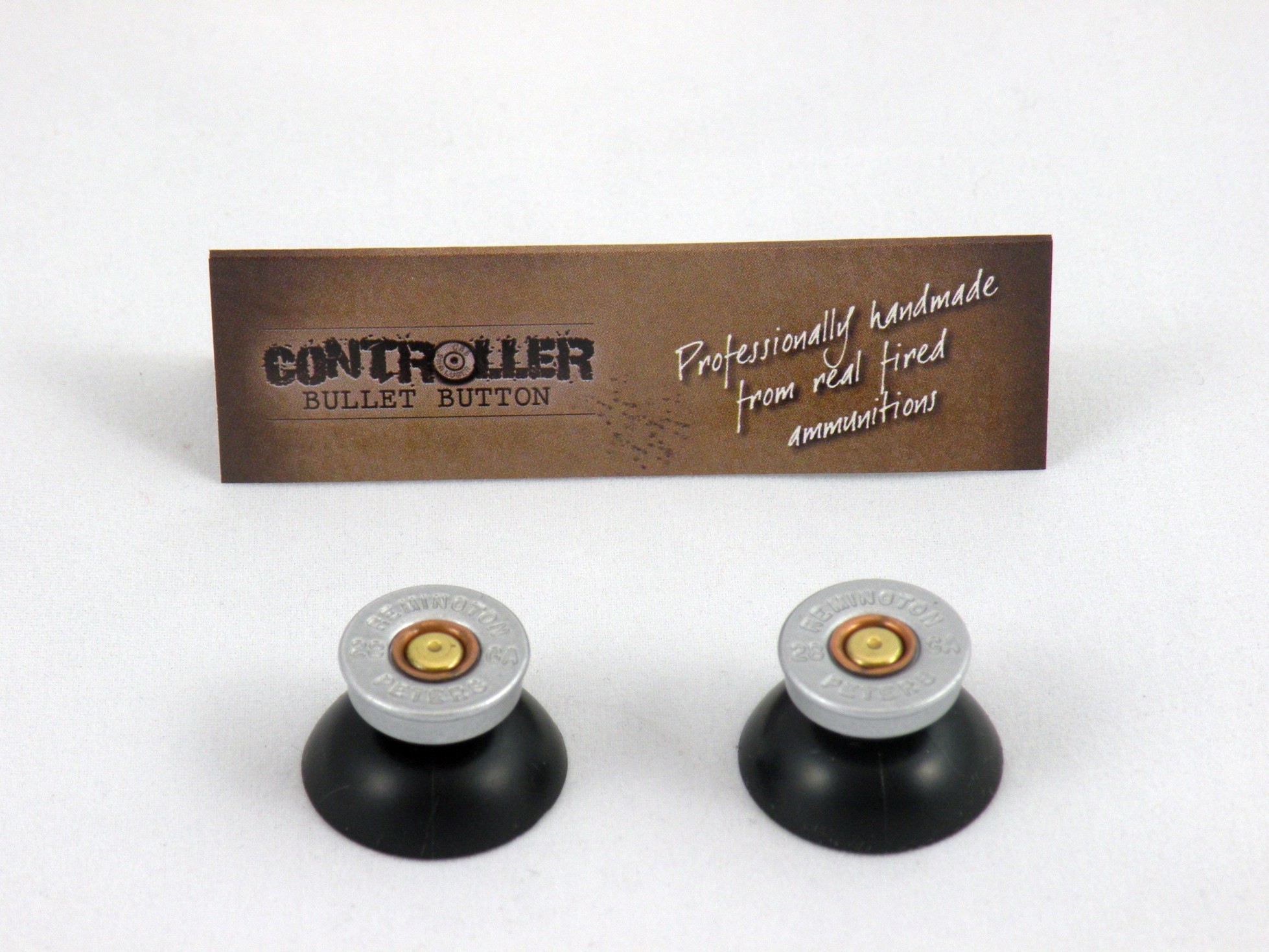 Pair of Thumbstick Bullet Nickel+Brass for XBOX One Controller