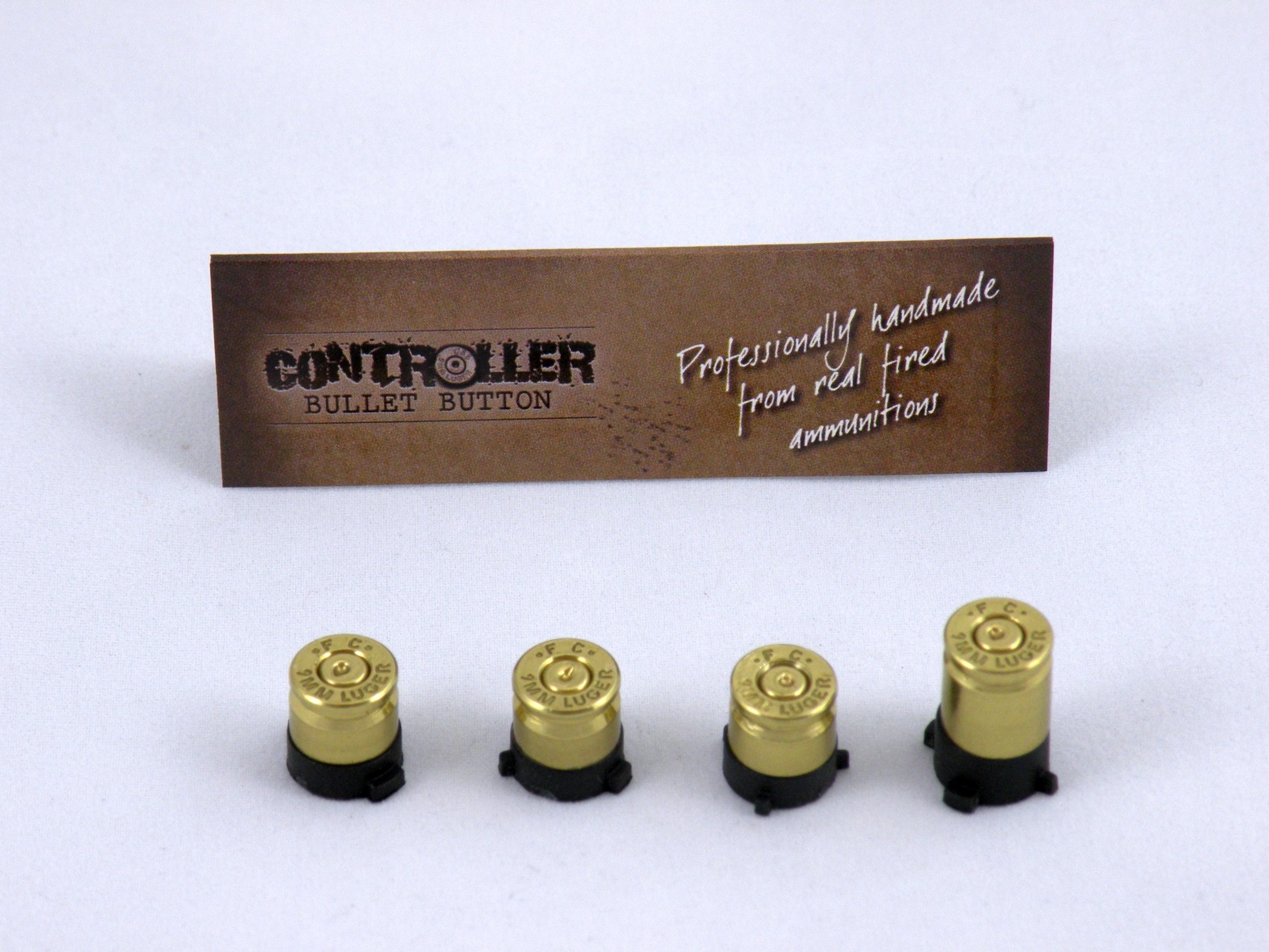 ABXY Bullet Buttons Brass+Brass for XBOX One Controller