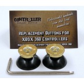 Pair of Thumbstick Bullet Brass+Brass for XBOX 360 Controller w/ Torx L key
