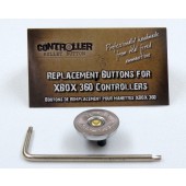 D-Pad Bullet Button Nickel+Brass for XBOX 360 Controller w/ Torx L key