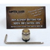 Home / Guide Bullet Button Nickel+Brass for XBOX 360 Controller w/ Torx L key